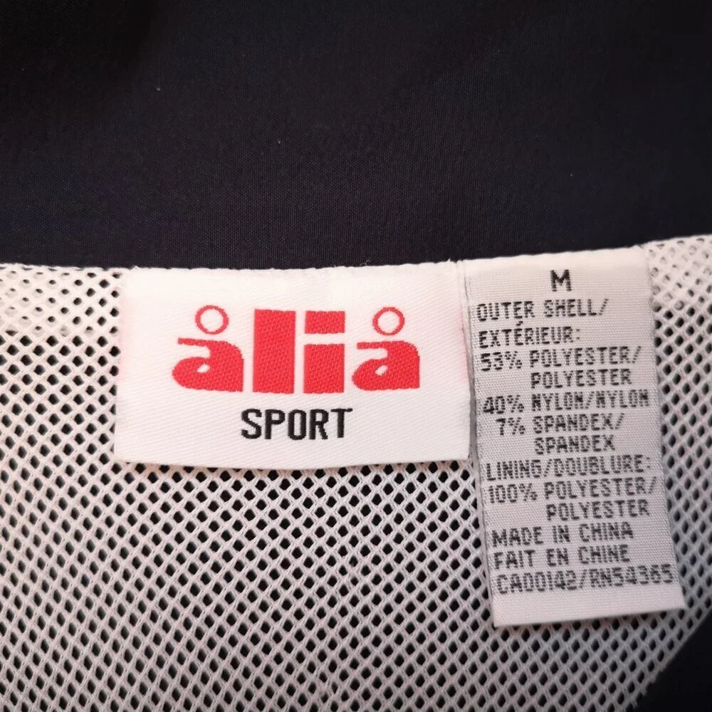 Alia Sport Ladies Size Medium Navy Mesh Lined Straight Fit Lightweight Vest - Picture 3 of 12